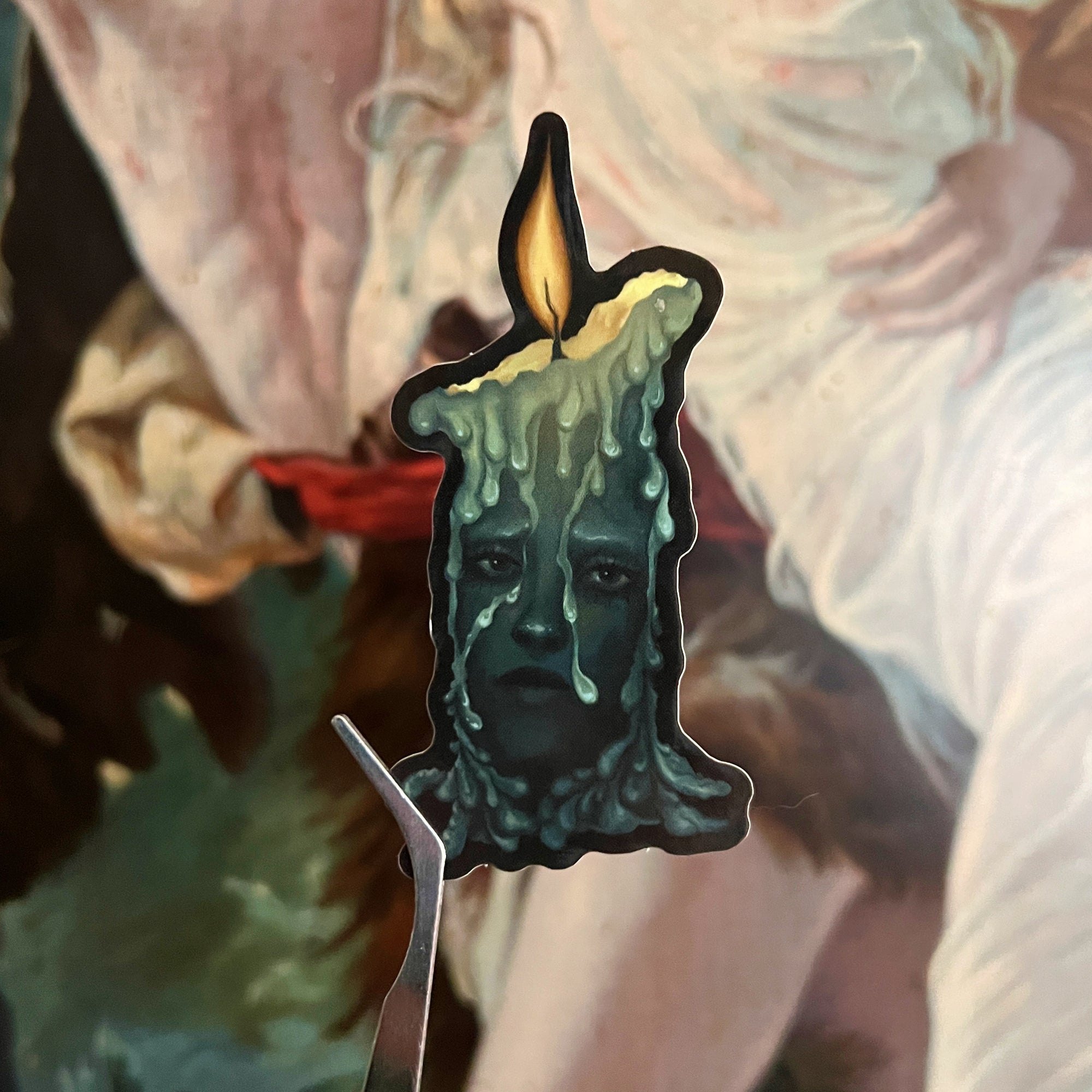 Candle Lady Sticker