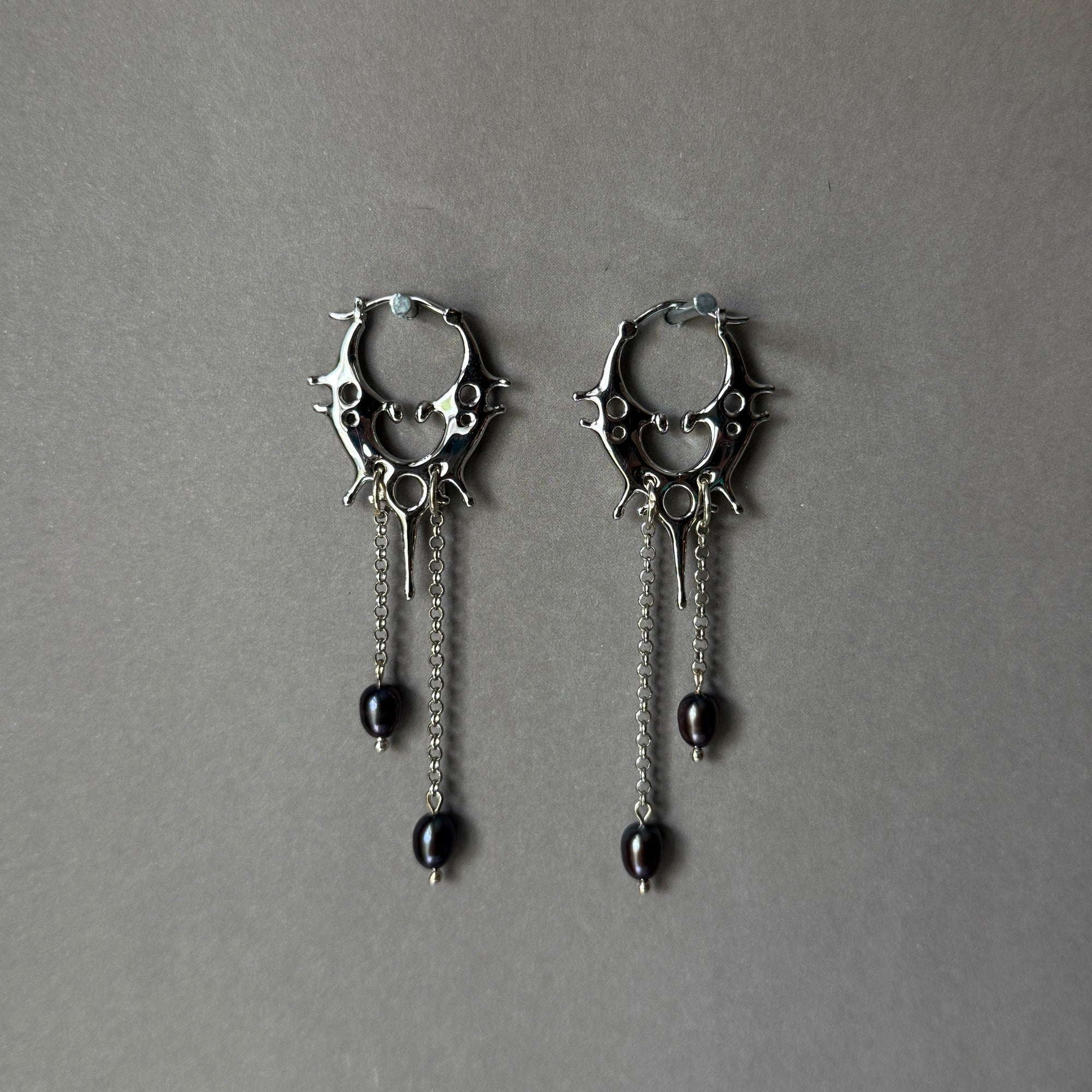 Reims Pearl Hoops || Sacred Collection