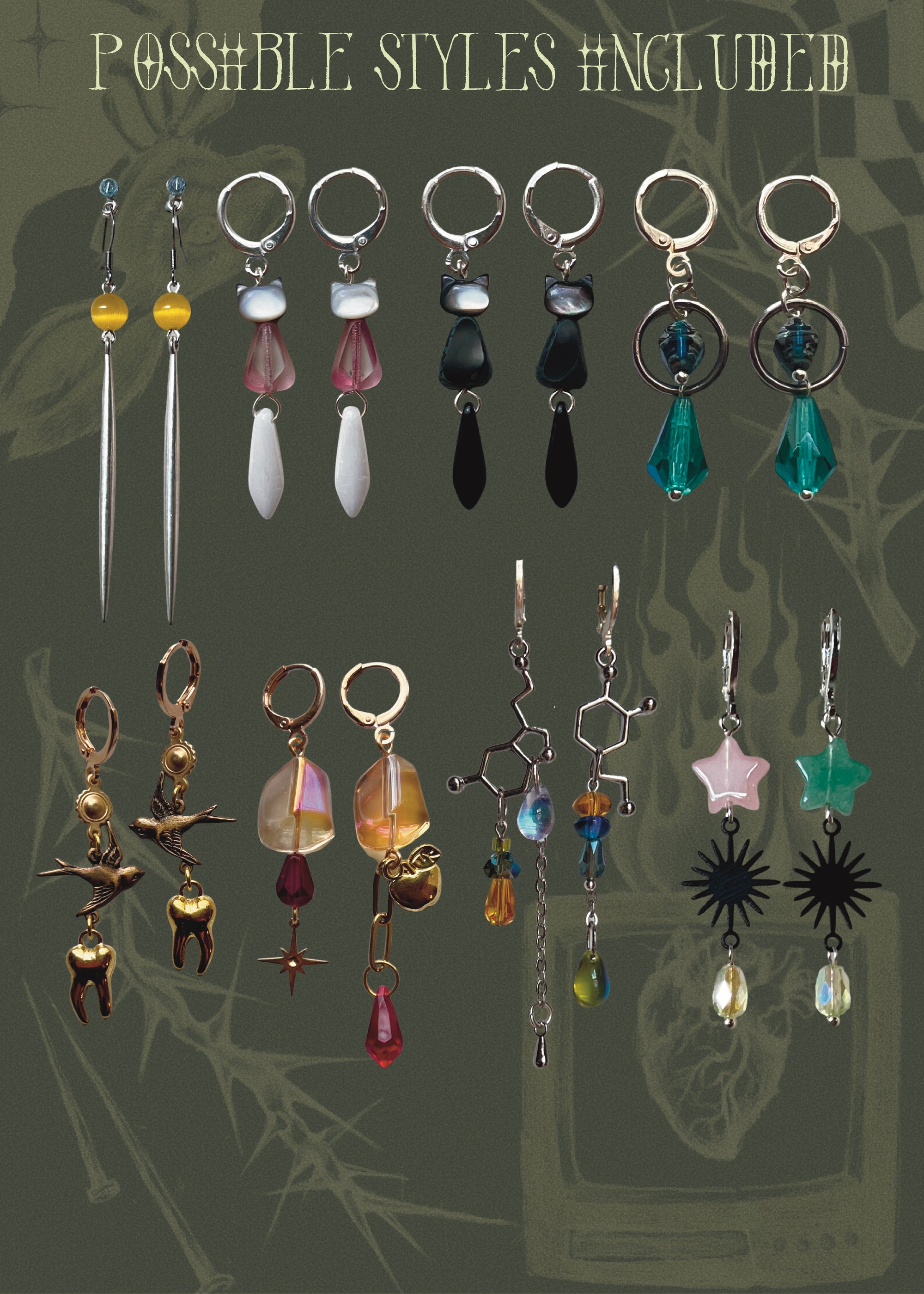 Mystery Bag - 3 Dainty pairs
