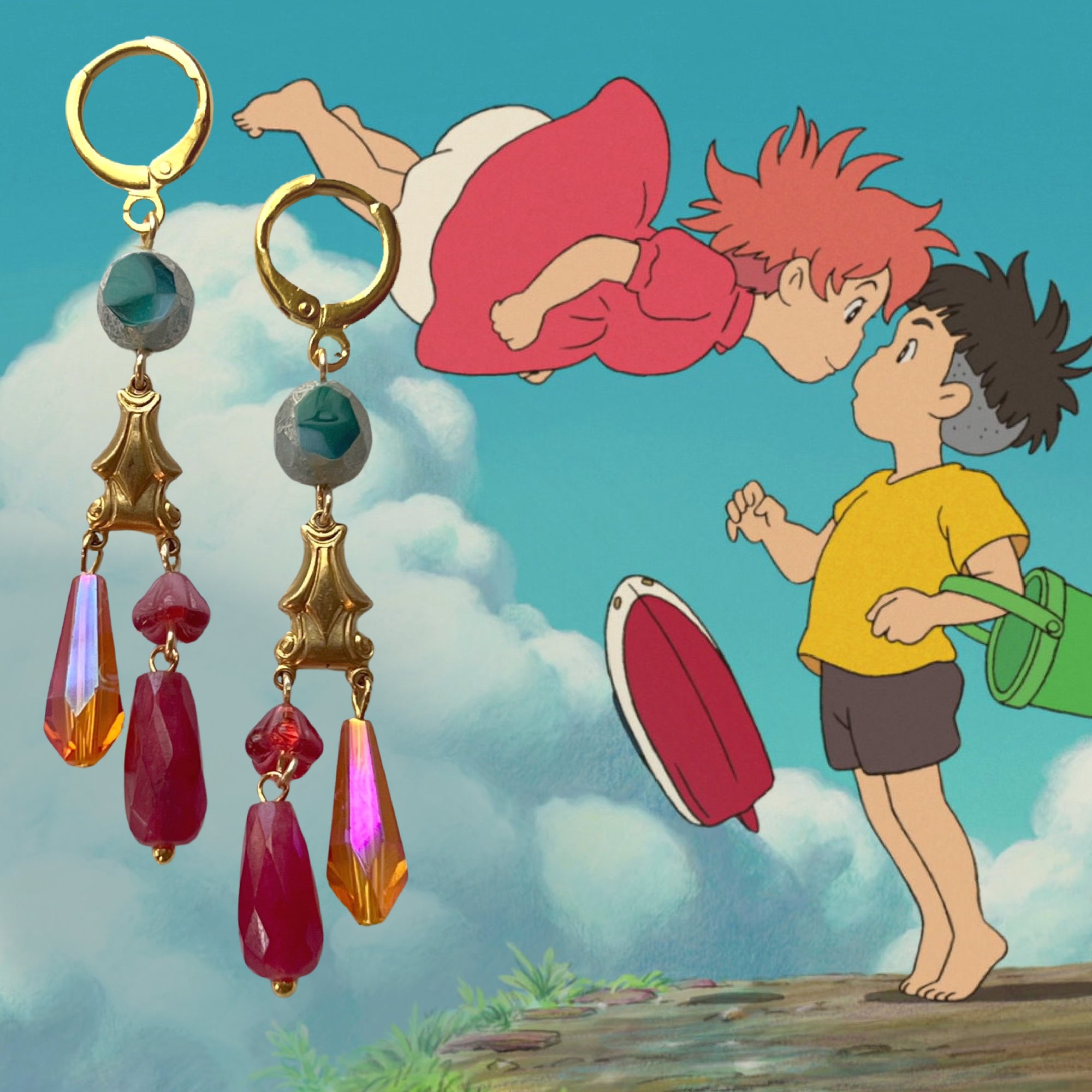 Something in Between Earrings || Ponyo Collection