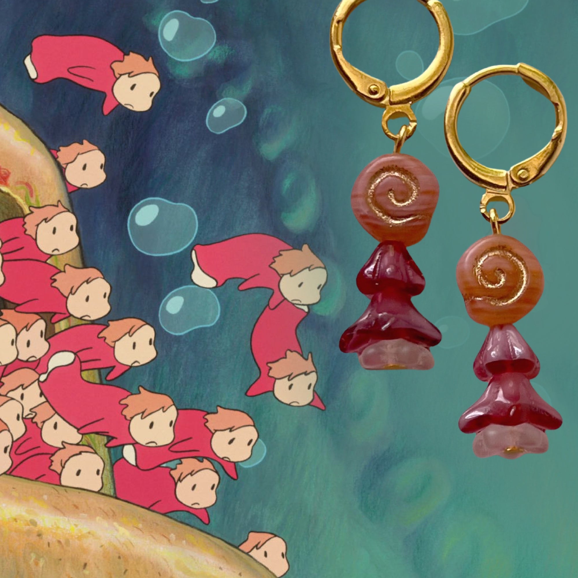 TEETH! Earrings || Ponyo Collection