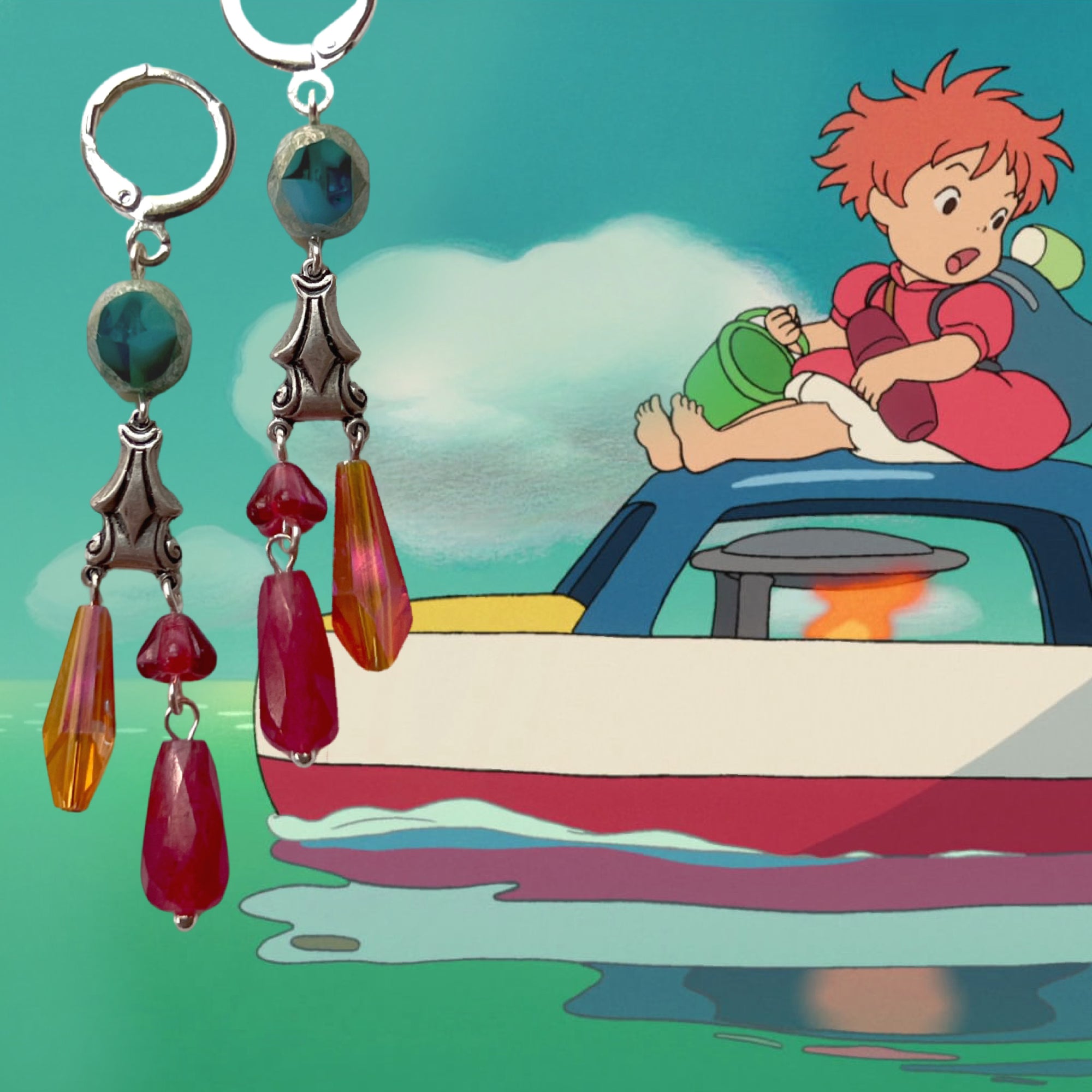 Something in Between Earrings || Ponyo Collection