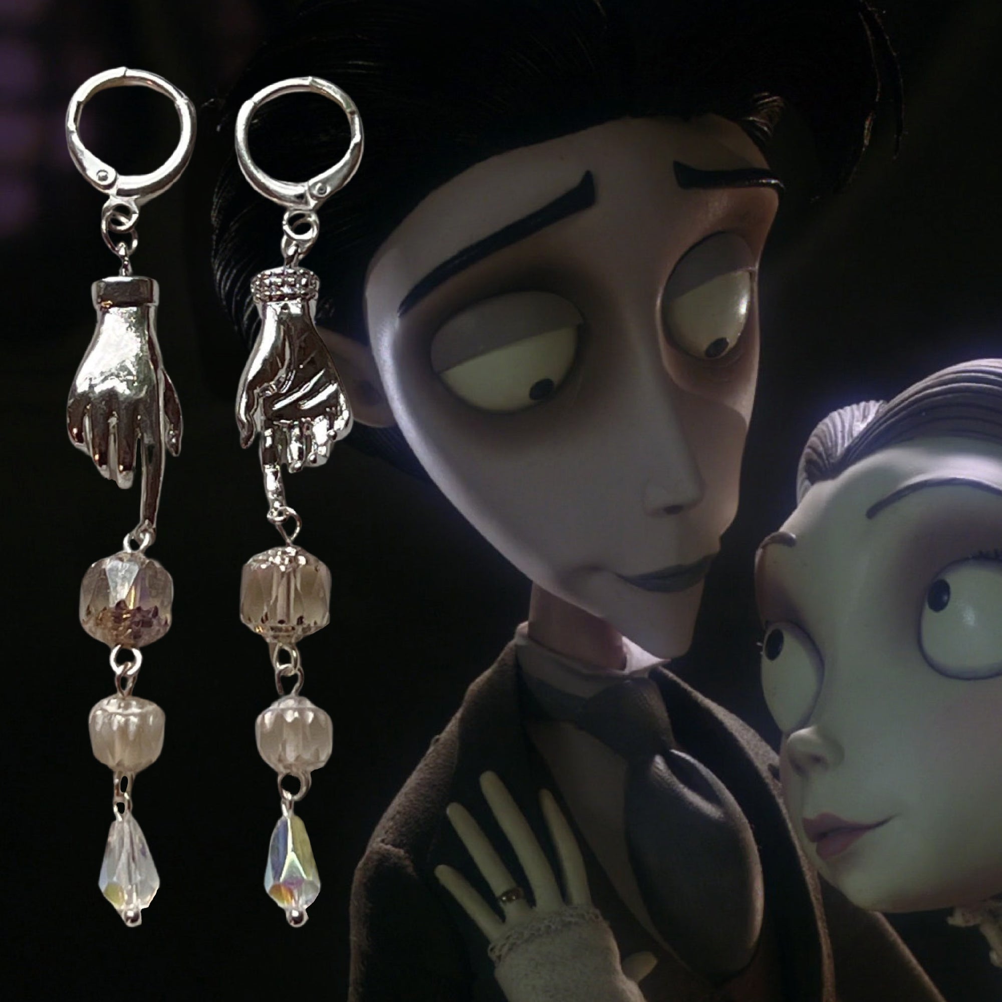 Little Miss Living Earrings || Corpse Bride Collection