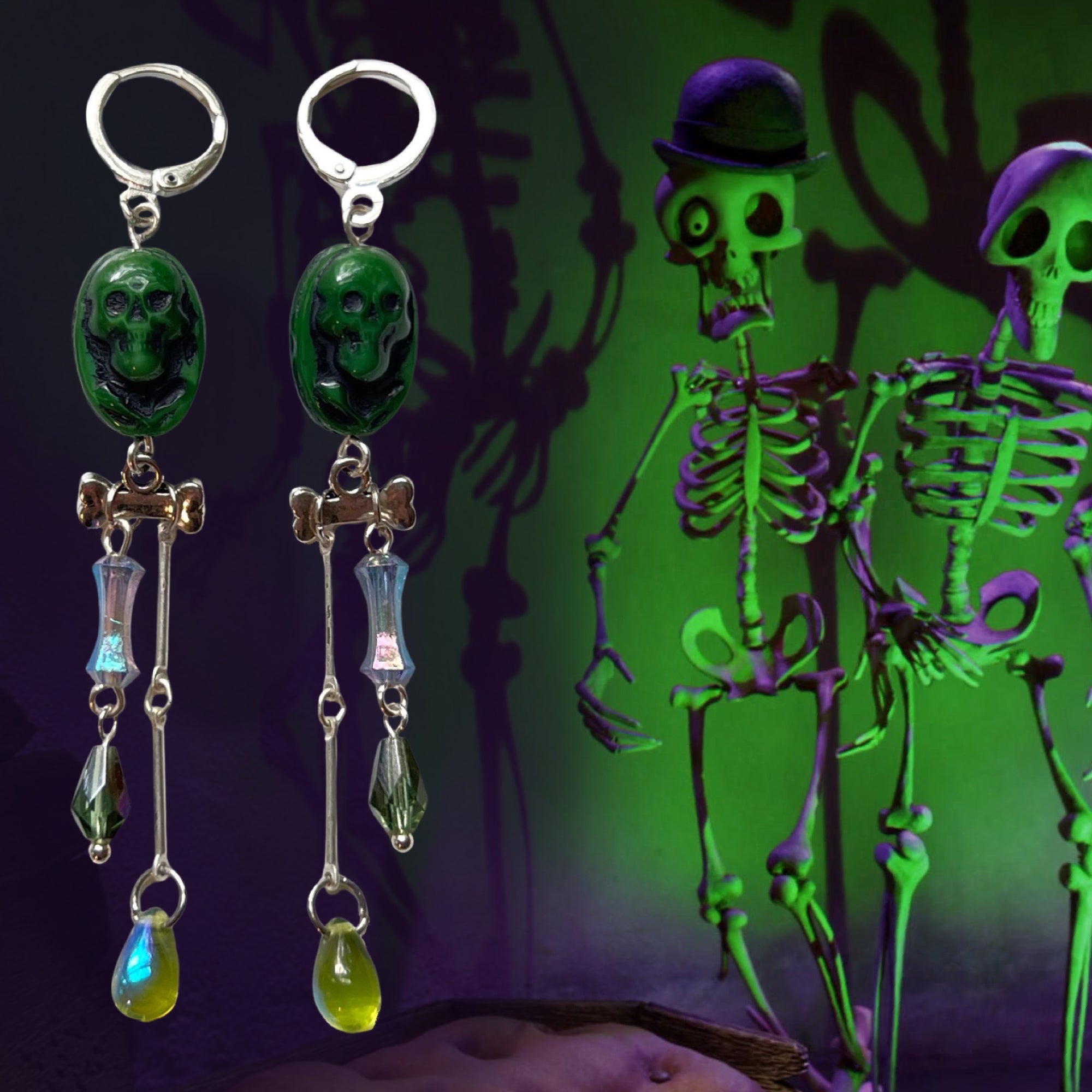 Dead as Dust Earrings || Corpse Bride Collection