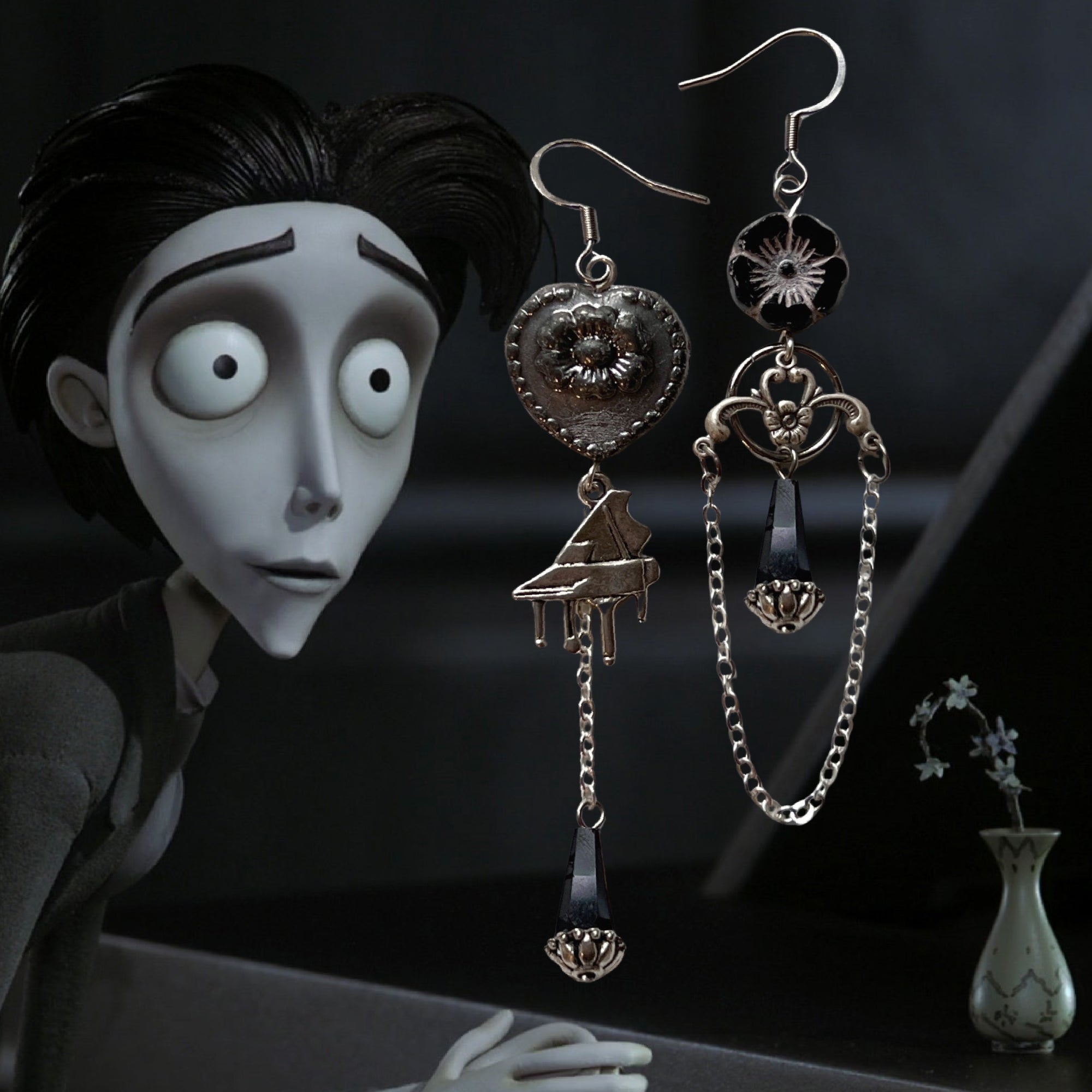 Victor Earrings || Corpse Bride Collection