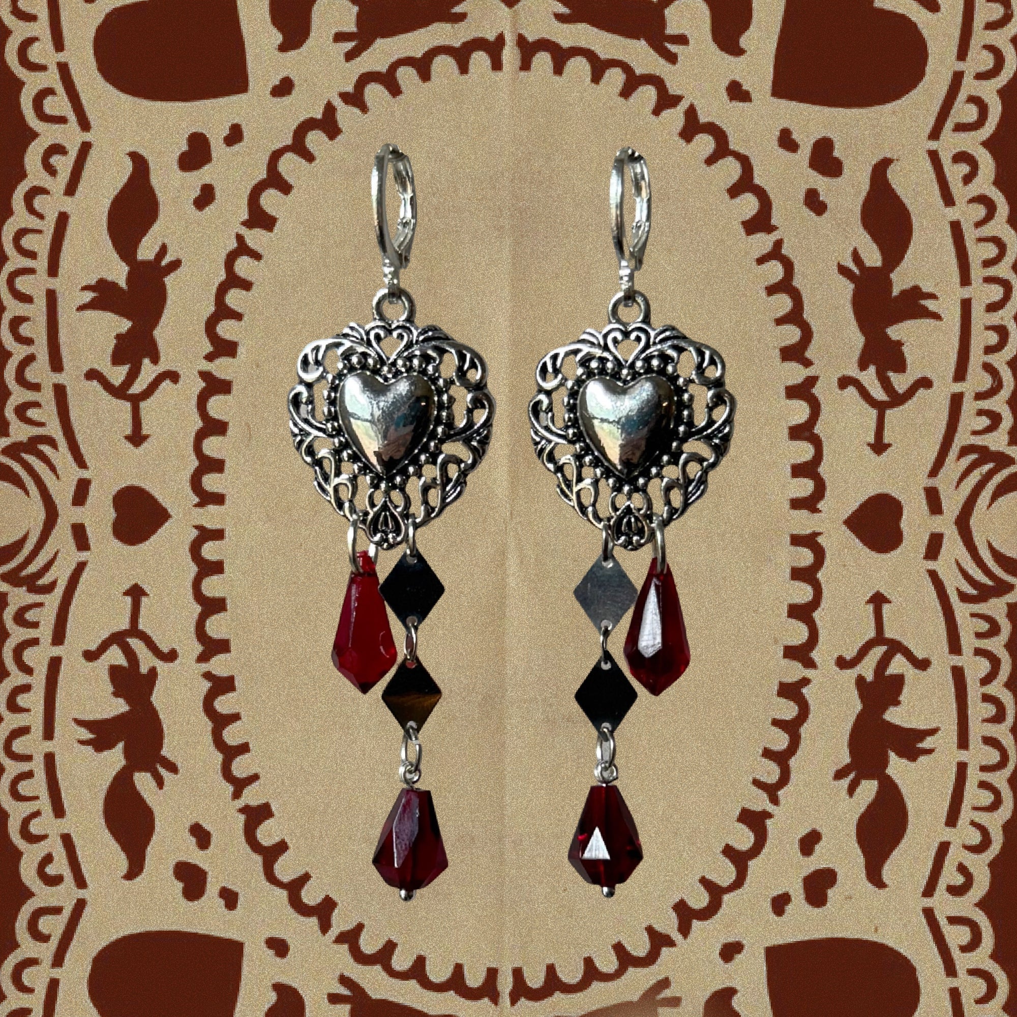 off with their heads! earrings