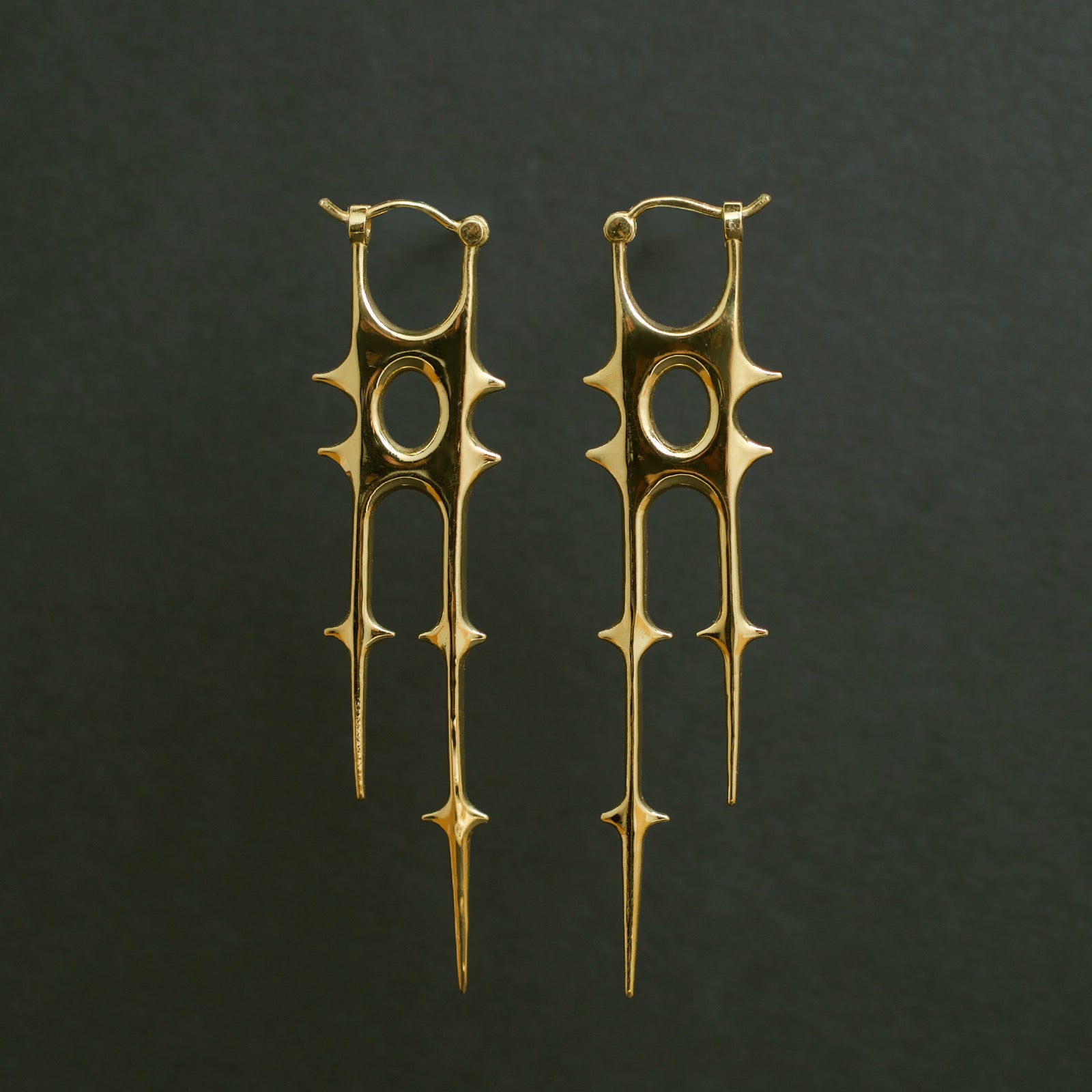 Amiens Asymmetrical Hoops || Sacred Collection